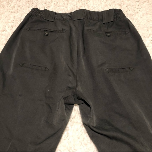 5.11 Tactical Series Pants Dark Grey Black Mens Size 36 Elastic Waist PED P2004 - Picture 6 of 7